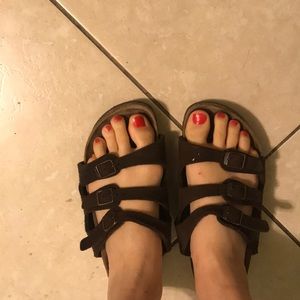Three strap Birkenstock